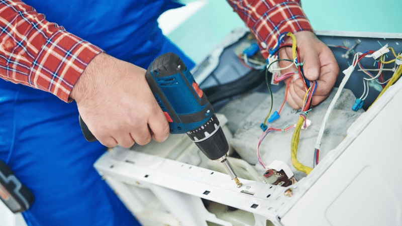 Kızılcahamam Altus Altus çamaşır makinesi kart tamiri – Su almama arızası orijinal parça ile giderildi. - Teknik servis örneği